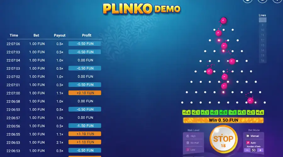 Plinko Demo