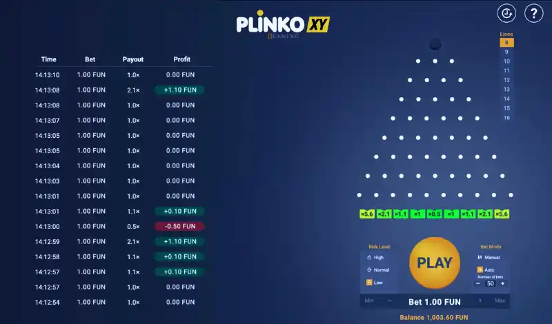 Plinko XY